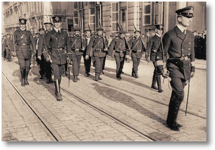 Einmarsch der deutschen Marine-Division in Antwerpen