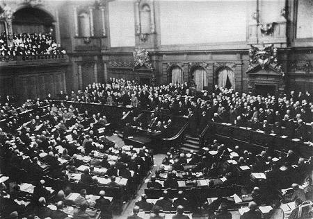 Die zweite Kriegstagung des Reichstages am 2. Dezember 1914