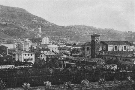 Der 1. Weltkrieg: Die Stadt Cormons bei Grz