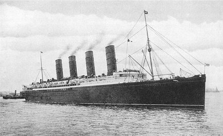Die "Lusitania"