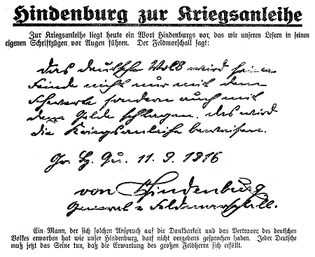 Aus dem "Dresdner Anzeiger" vom 21. September 1916