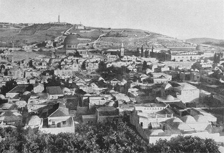 Blick auf Jerusalem