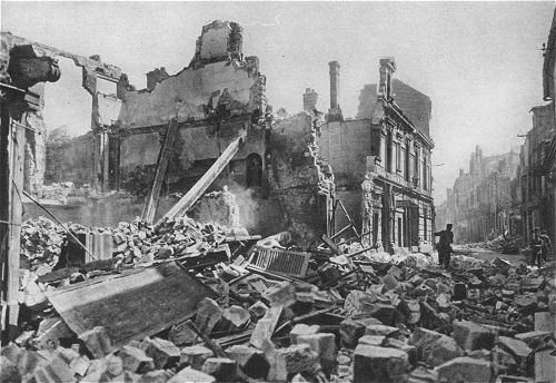 Der 1. Weltkrieg: Aus dem eroberten Soissons